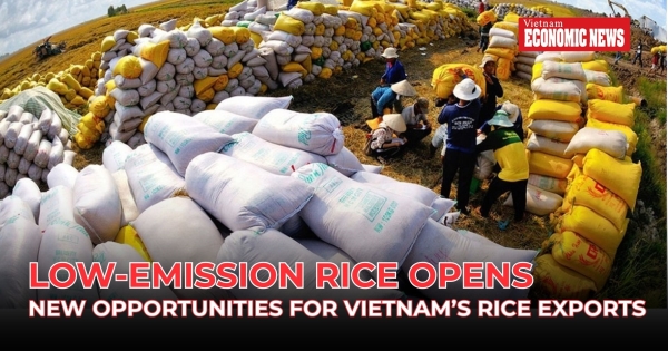 Low-emission rice opens new opportunities for Vietnam’s rice exports