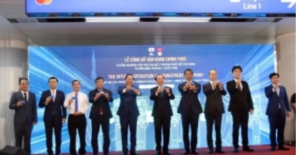 HCM City’s first metro line launched after years of delay