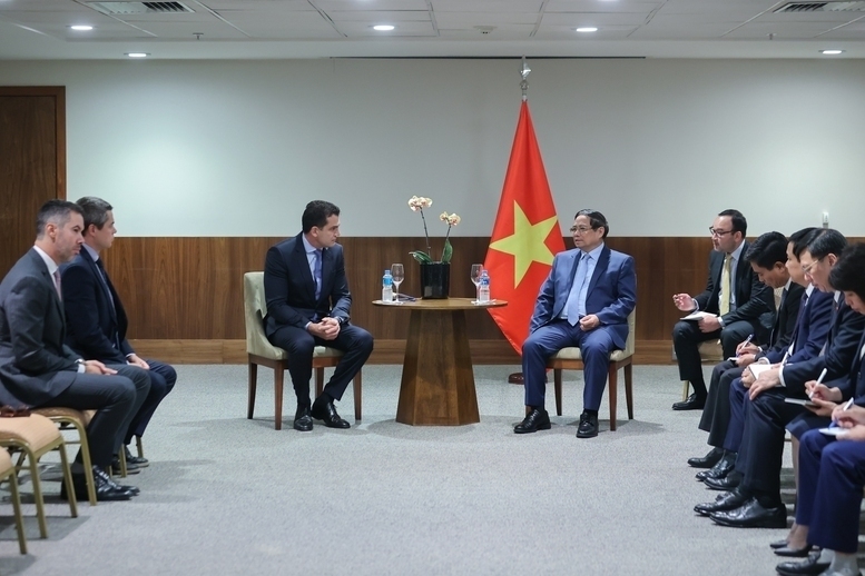 JBS leaders said they are ready to make Vietnam a production and distribution center for JBS agricultural products and food in the region and globally - Photo: VGP/Nhat Bac