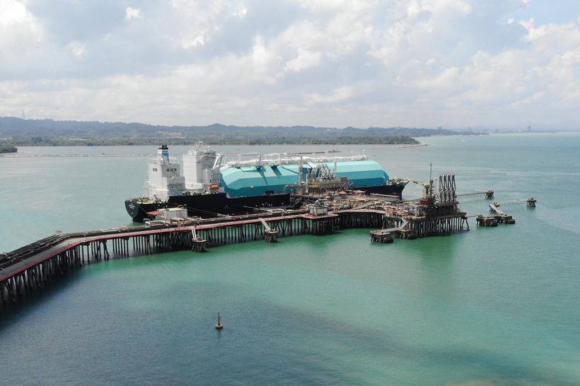 Petronas LNG Complex in Bintulu, Malaysia