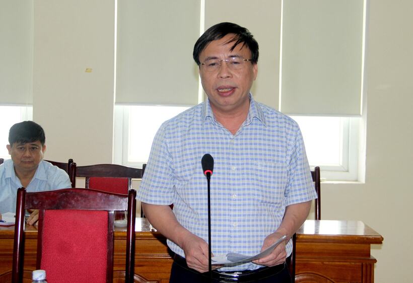 Director of the Nghe An Department of Industry and Trade Pham Van Hoa. Photo: Nghe An Newspaper.