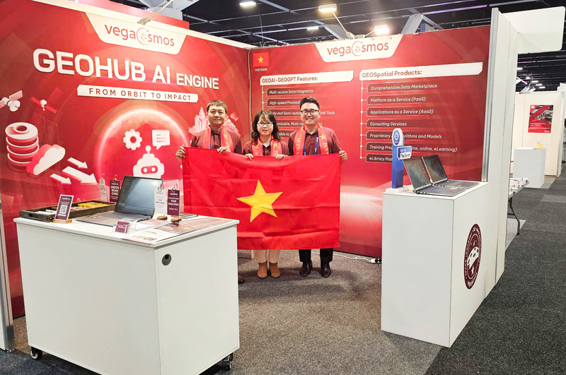 The core technology product ‘Geohub AI Engine – GeoGPT & GeoAI,’ developed by Vietnamese technology experts, was introduced at IAC 2025.