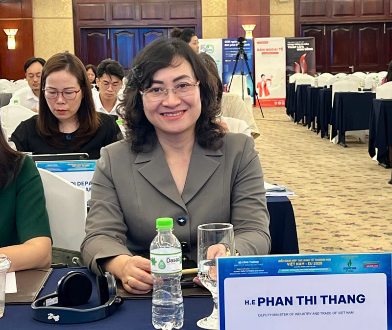Deputy Minister of Industry and Trade Phan Thi Thang