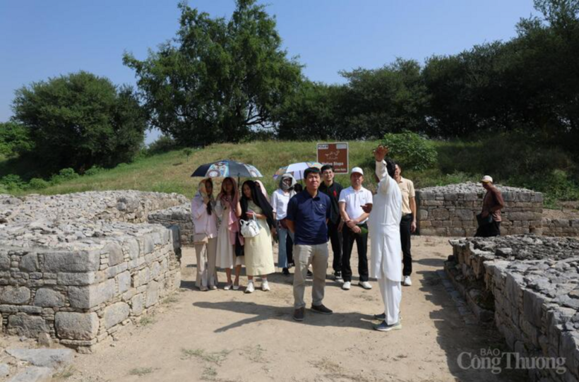 A corner of the Taxila archaeological site.