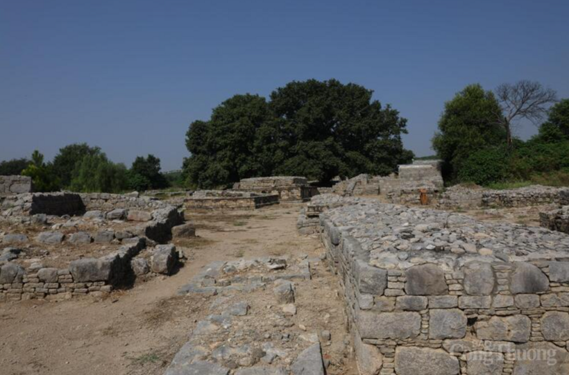 The once-glorious Buddhist capital now remains only as desolate stone terraces.