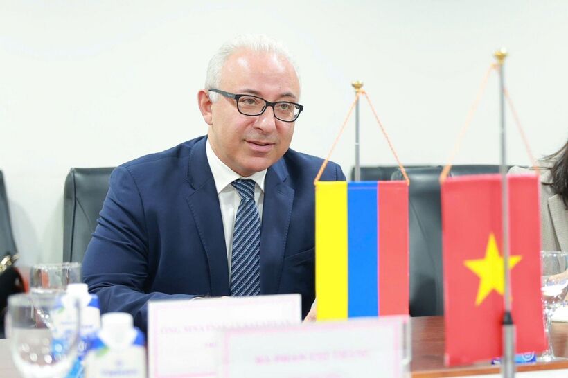 Deputy Minister of Foreign Affairs of Armenia Mnatsakan Safaryan. Photo: Quynh Trang.