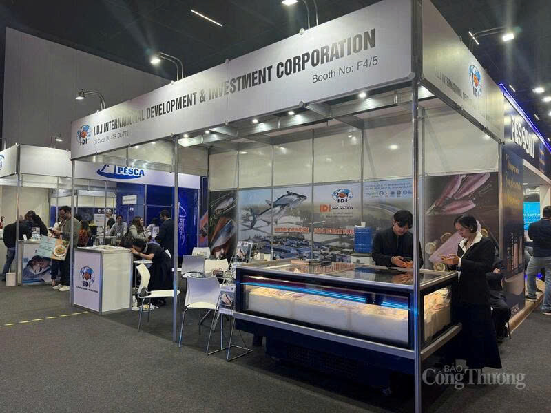Making a strong impression at the exhibition, Vietnamese seafood products have many opportunities to penetrate deeper into the Latin American market.
