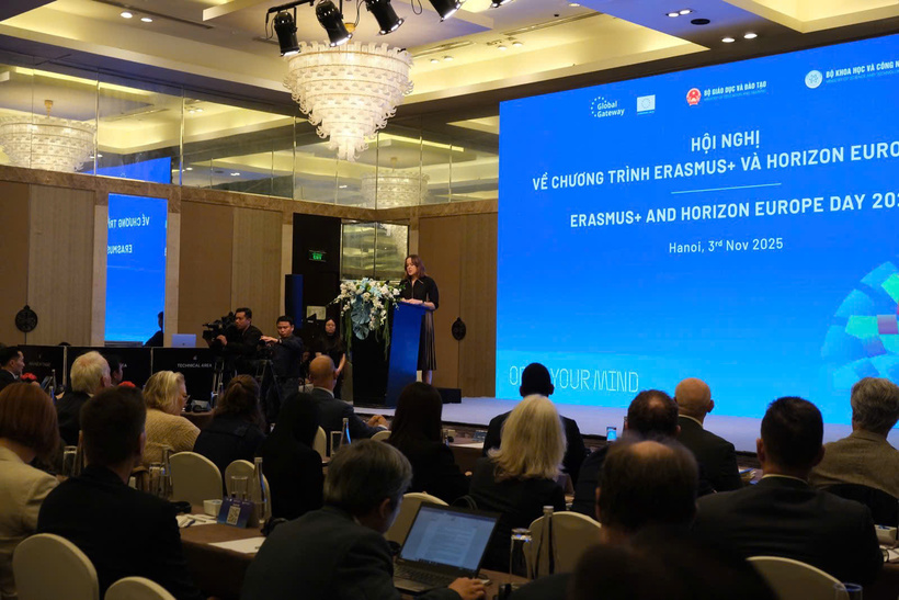 State Secretary Sara Modig of the Ministry of Climate and Enterprise attends the Erasmus+ and Horizon Europe Day organized by the Delegation of the European Union to Vietnam.
