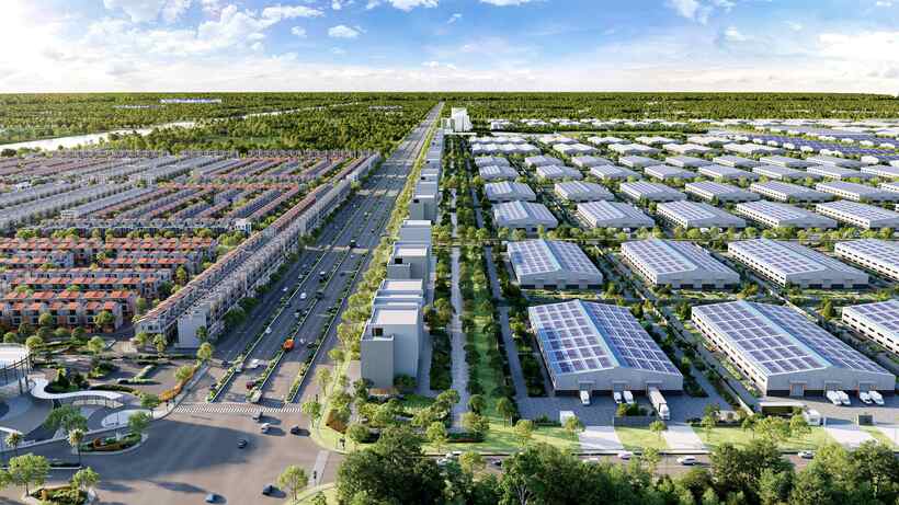 La Home, located opposite Prodezi Industrial Park, provides housing for workers and experts. Photo: Prodezi