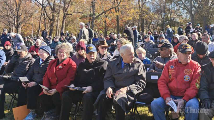 The ceremony draws hundreds of attendees from across the United States to the Vietnam Veterans Memorial in Washington, DC.