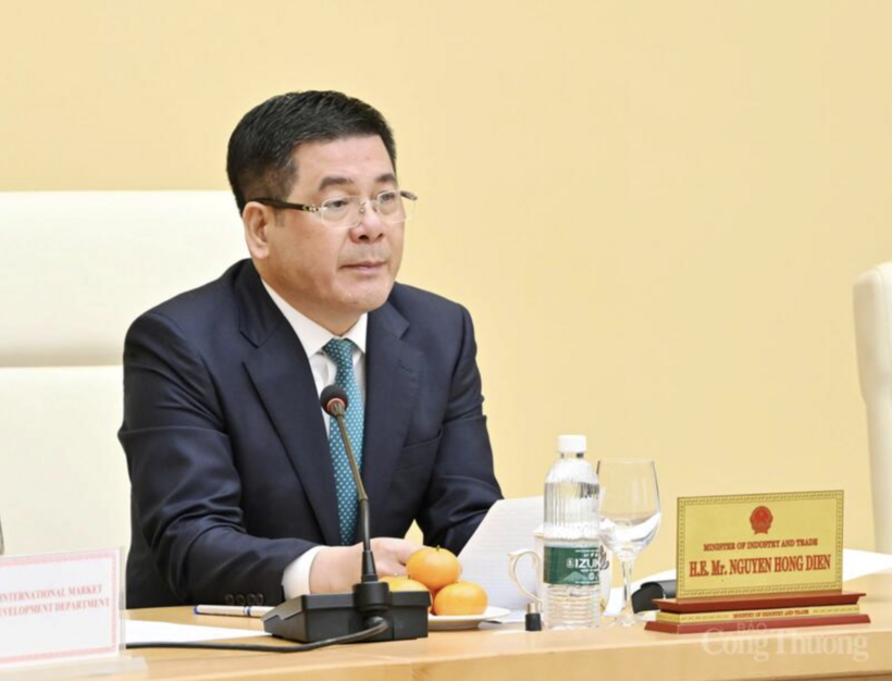 Minister Nguyen Hong Dien highly valued the positive and comprehensive development of Vietnam - EU relations in recent times