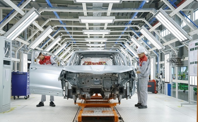 Thanh Cong Viet Hung Automobile Plant in Ha Long city, Quang Ninh.