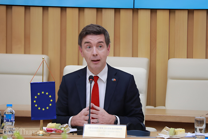 European Union Ambassador to Vietnam Julien Guerrier. Photo: Thanh Tuan