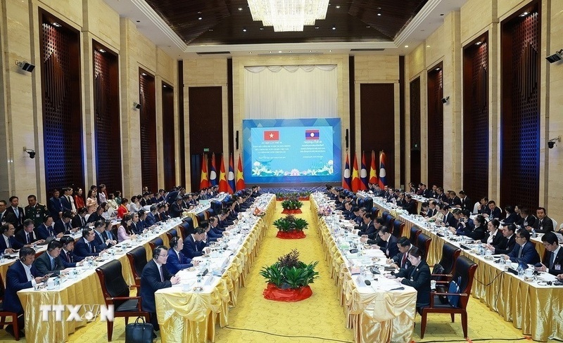 48th Meeting of the Vietnam - Laos Intergovernmental Committee on Bilateral Cooperation. Photo: VNA