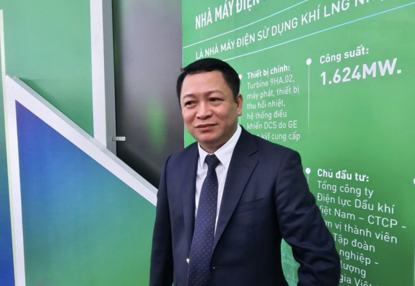 Deputy General Director of PV Power Nguyen Duy Giang , speaking on the sidelines of the event.