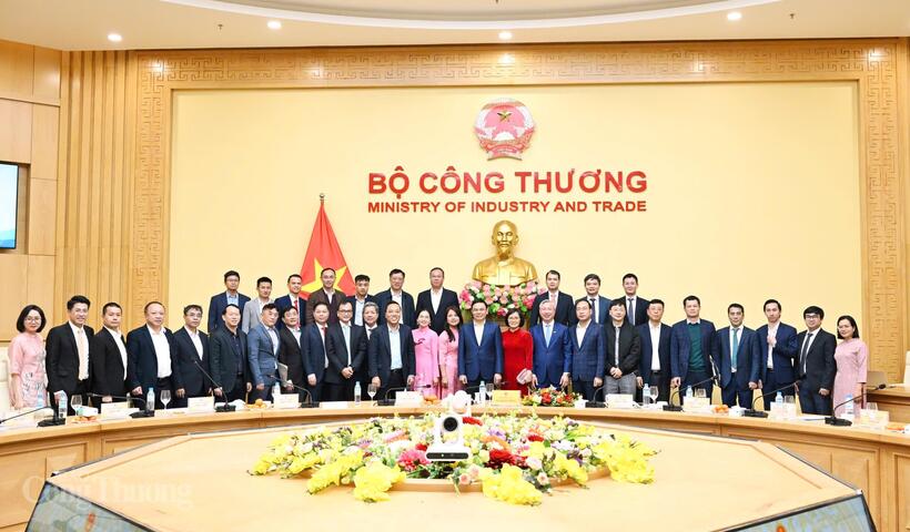 Delegates attend the review conference.