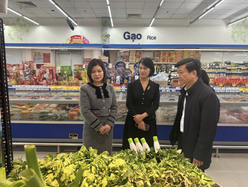 The inspection delegation of the Domestic Market Management and Development Department conducted checks in Ha Tinh Province
