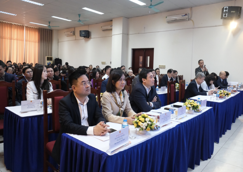 Delegates attend the conference.