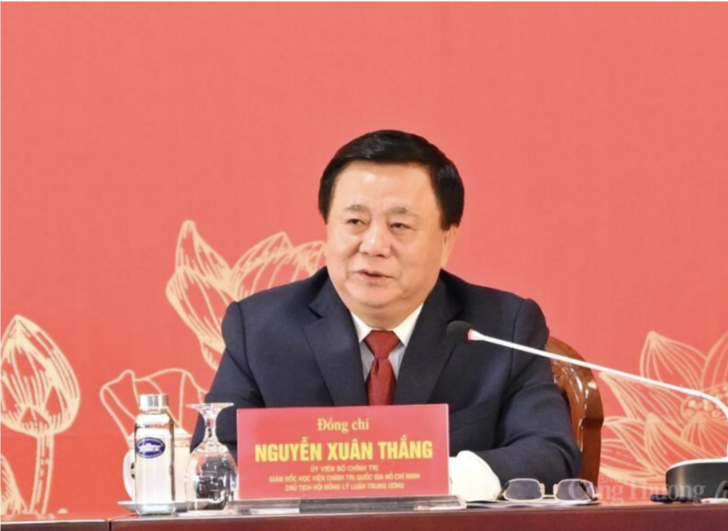 Nguyen Xuan Thang, Member of the Politburo, Director of the Ho Chi Minh National Academy of Politics, and Chairman of the Central Theoretical Council. Photo: Can Dung