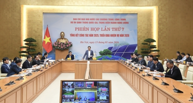 Deputy Prime Minister Bui Thanh Son chairs the meeting. Photo: VGP