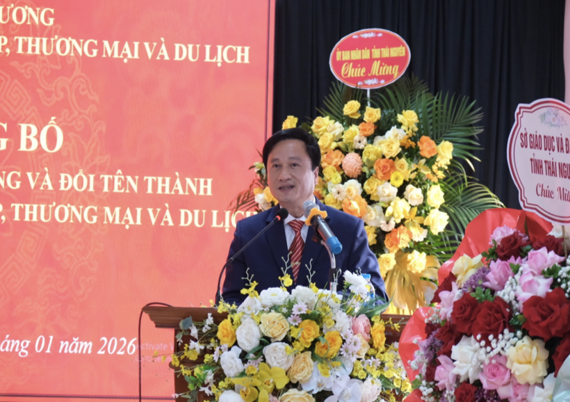 Nguyen Duc Trung, President of the College of Industry, Trade and Tourism.