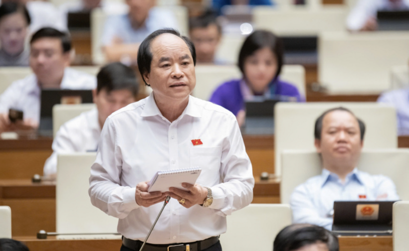 National Assembly Deputy Truong Xuan Cu (Hanoi Delegation). Photo: Quynh Nga.