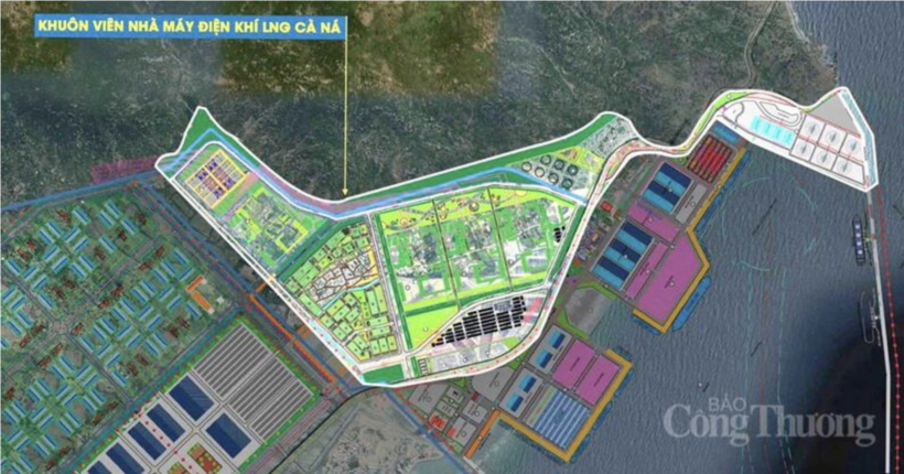 The Ca Na LNG power plant complex in Ca Na Commune, Khanh Hoa Province. Photo: Le Son.