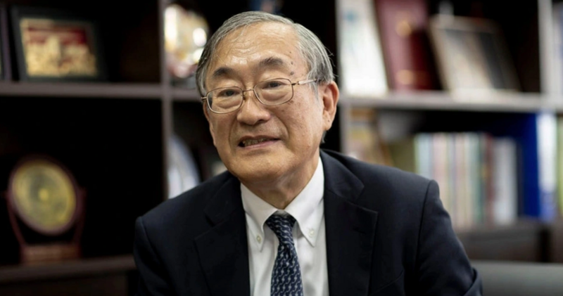 Professor Furuta Motoo, President of the Japan-Vietnam Friendship Association and Rector of Vietnam Japan University.