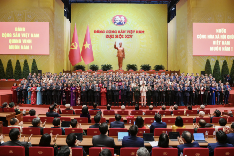 Closing session of the 14th National Congress of the Communist Party of Vietnam.