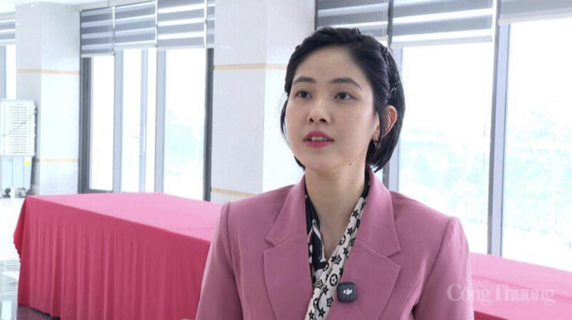 Representative Dao Huyen expects more drastic concretization of Resolution No. 68 and enhanced support for businesses following the 14th National Party Congress. Photo: Khoi Nguyen