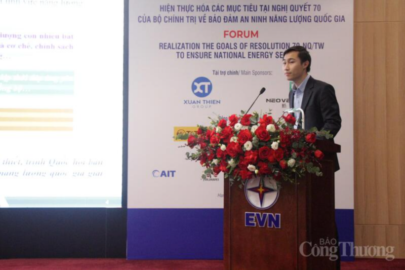 Nguyen Manh Cuong, Planning and Strategy Division, Electricity Authority under the Ministry of Industry and Trade. Photo: P.C