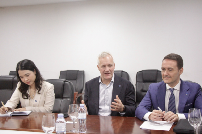 The delegation of Copenhagen Infrastructure Partners from Denmark.