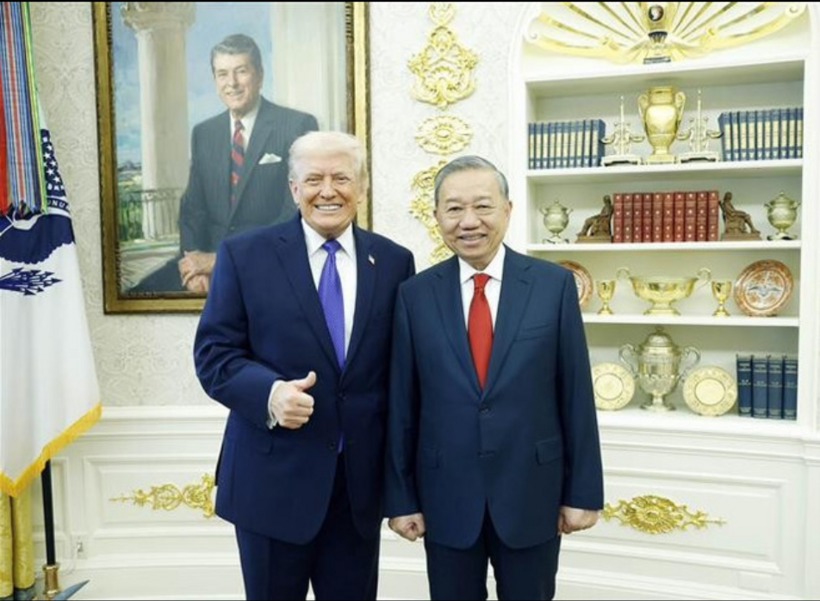 Party General Secretary To Lam and US President Donald Trump. Photo: VNA