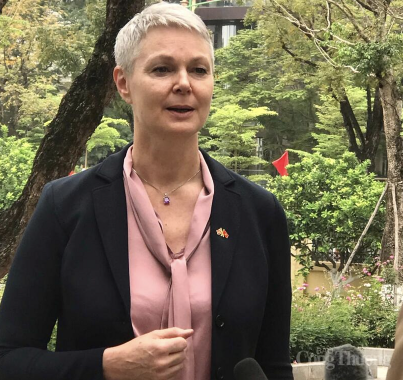 Norwegian Ambassador to Vietnam Hilde Solbakken. Photo: Bao Thoa