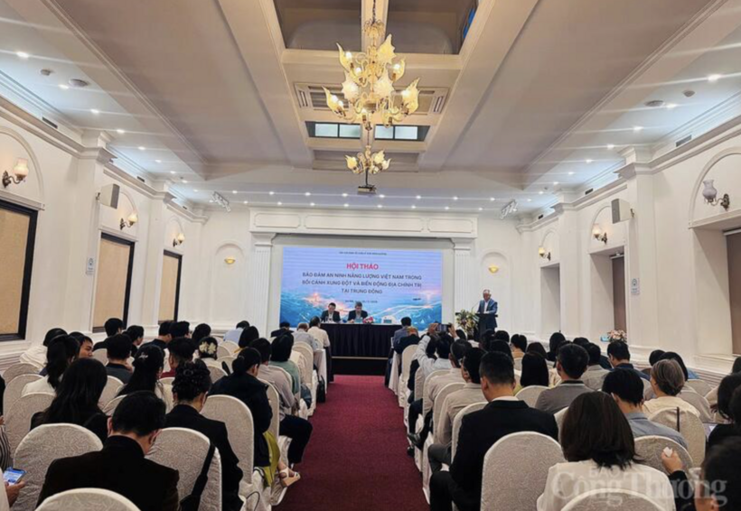 Overview of the seminar “Ensuring Vietnam’s energy security amid conflict and geopolitical volatility in the Middle East.”
