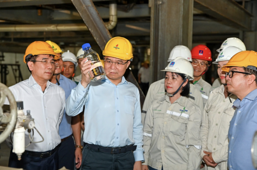 The Acting Minister works at the Dung Quat Ethanol Plant.