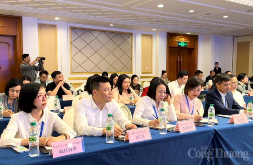 Vietnamese officials attend the program.