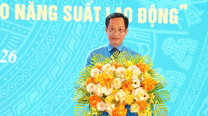 Chairman of the Vietnam Industry and Trade Trade Union Le An Hai.
