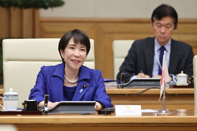 Prime Minister Takaichi says Vietnam holds an important position in regional supply chains and pursues an independent foreign policy with deep international integration. Photo: VGP