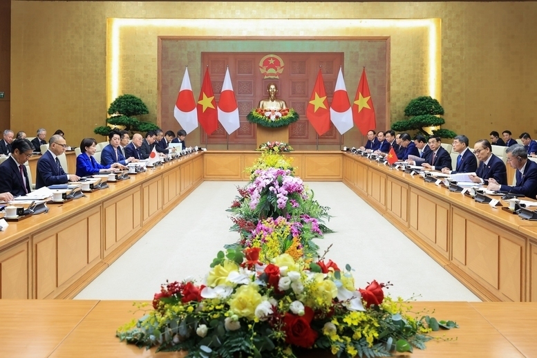 The two sides agree on measures to soon raise Japan’s investment in Vietnam to USD 5 billion per year and bring bilateral trade turnover to USD 60 billion by 2030. Photo: VGP