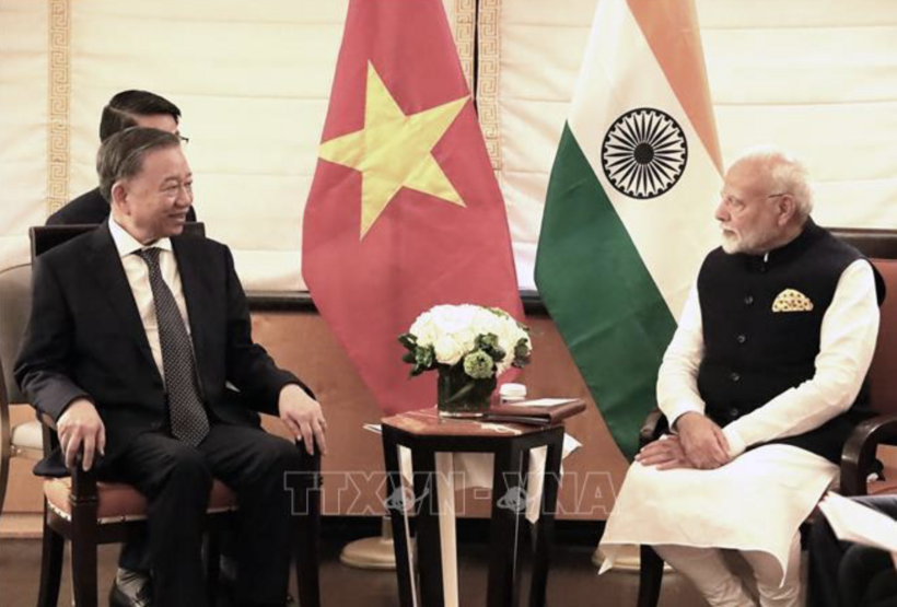 General Secretary and President To Lam met with Indian Prime Minister Narendra Modi on the sidelines of the 79th session of the United Nations General Assembly and during his working visit to the United States, on the afternoon of September 23, 2024 (local time), in New York. Photo: VNA