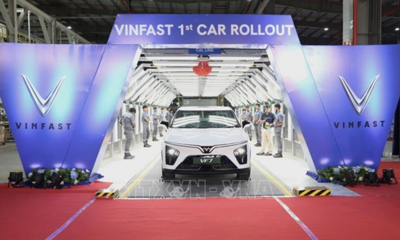 Electric vehicle (EV) models produced at the VinFast factory in India. Photo: VNA