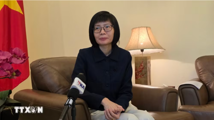 Ambassador Ton Thi Ngoc Huong, Head of Vietnam’s Permanent Mission to ASEAN. Photo: Minh Thai.