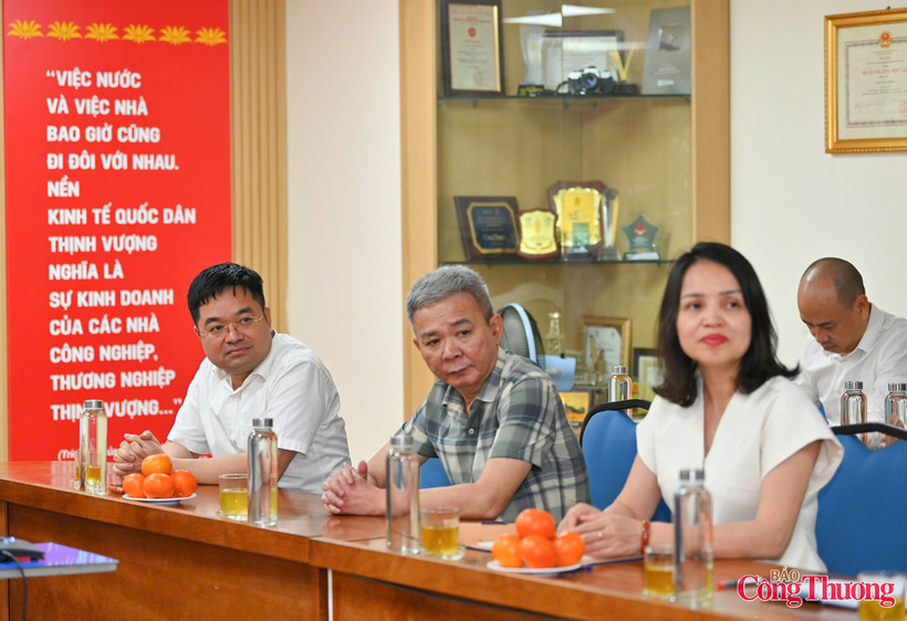 The Editorial Board of the Newspaper of Industry and Trade. Photo: Nam Nguyen