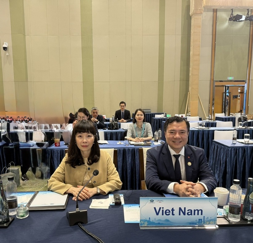 Deputy Minister of Industry and Trade Nguyen Sinh Nhat Tan leads the Vietnamese delegation at the meeting. Photo: Multilateral Trade Policy Department
