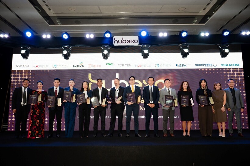 Top 10 Developers were honored at the Hubexo Asia Awards 2026 (Photo courtesy of Hubexo)
