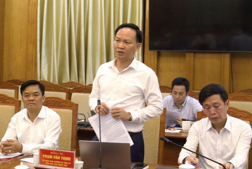 Pham Van Thinh, Vice Chairman of the Bac Ninh provincial People's Committee. Photo: Phuong Trang.
