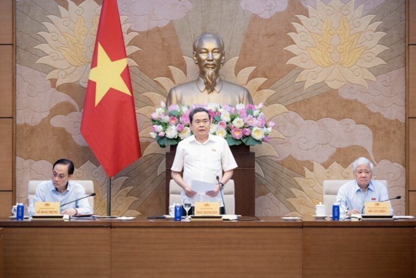 National Assembly Chairman Tran Thanh Man says foreign affairs not only help safeguard the nation from an early stage and from afar, but also serve as a key driver of development in the new development phase. Photo: Quochoi.vn.