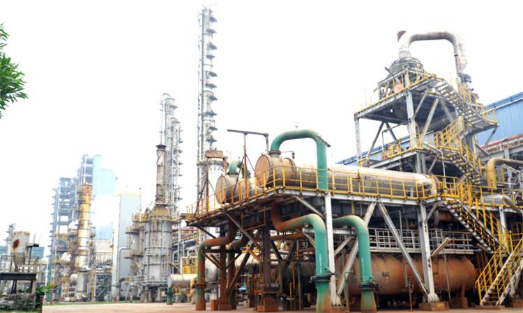 At the Ninh Binh Nitrogenous Fertilizer. Photo: Vinachem