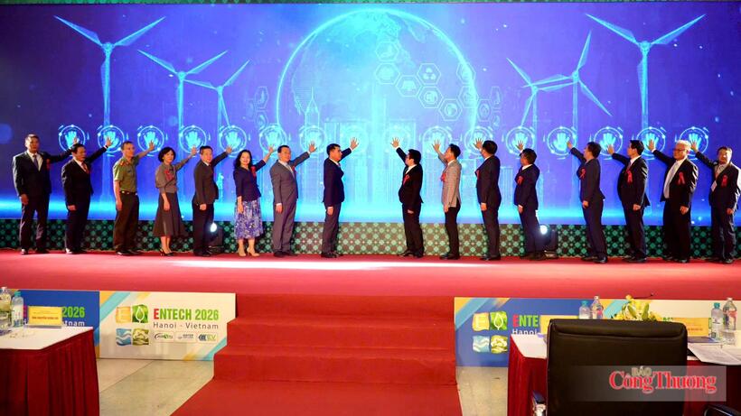 The opening ceremony of ENTECH HANOI 2026 takes place in Hanoi. Photo: T.H.